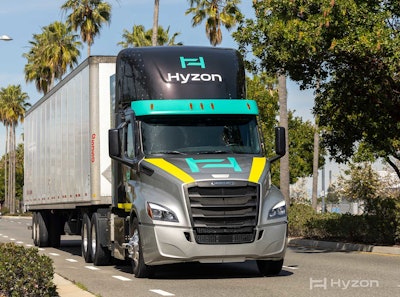 Hyzon Motors FCEV Class 8 semi