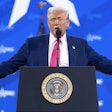 President Trump at CPAC 2025