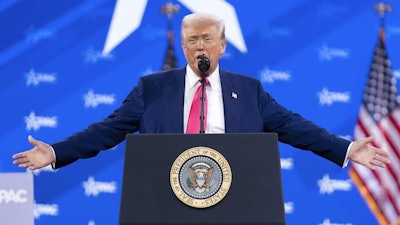 President Trump at CPAC 2025