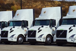 Tradelink Transport's Volvo VNR Electrics