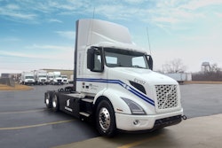 R&M Trucking's Volvo VNR Electric