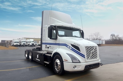 R&M Trucking's Volvo VNR Electric