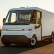 GM BrightDrop EV van parked