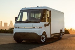 GM BrightDrop EV van parked