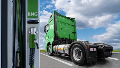 RNG semi truck