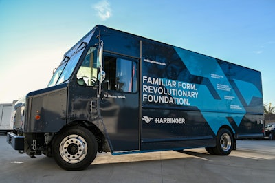 Harbinger medium-duty ev parked