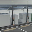 This new EV modular charging platform (above) is designed to tackle grid delays as a stopgap measure until major infrastructure is built.