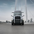 The new Mack Pioneer will be available in 2026 as a battery electric tractor.