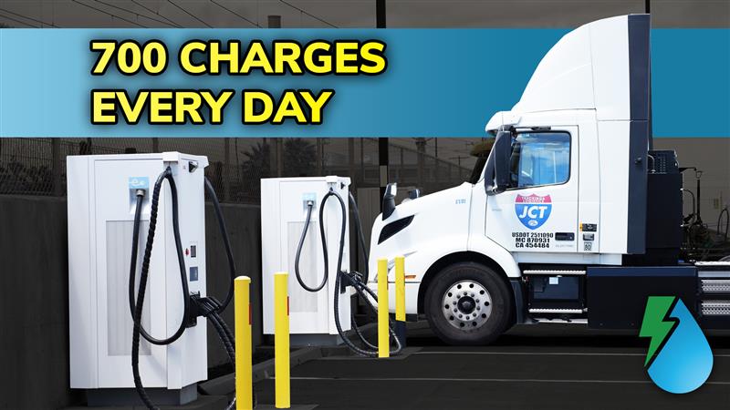 America's largest truck charging depot boasts 78 DC fast charging ports, a 7.5 MW interconnection, and a growing number of Class 8 semis charging daily.