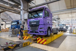 The respected manufacturer of both diesel and electric commercial trucks reiterates that it remains on track to be C02 neutral by 2050.