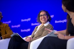 CARB Chair Liane Randolph seated at a Bloomberg NEF panel discussion last year.