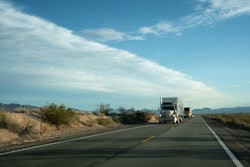 Truck On California Highway