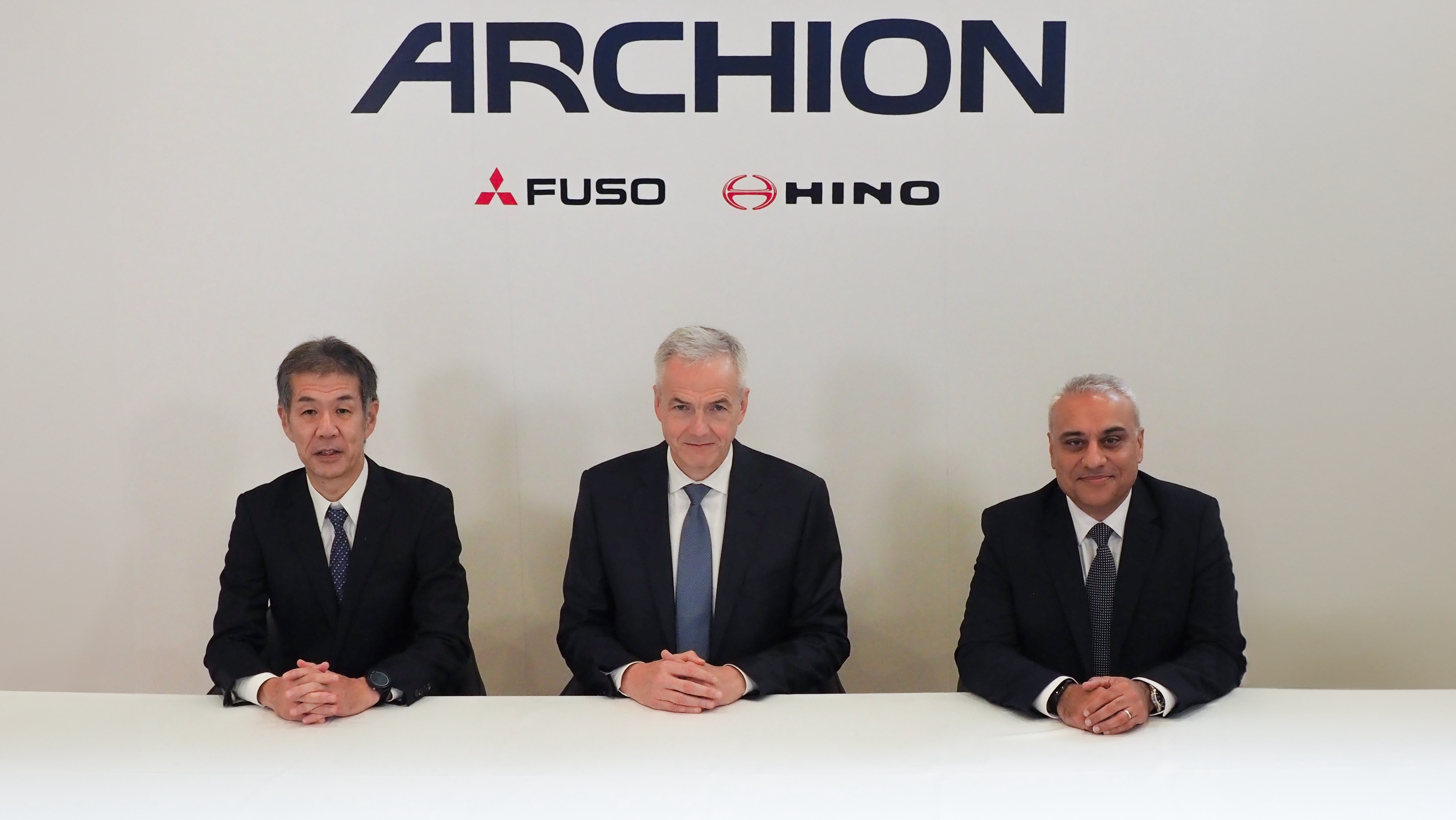 Satoshi Ogiso, Karl Deppen, and Hetal Laligi have been named key executives of ARCHION, coming from leadership roles at Hino and Mitsubishi Fuso.