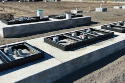 Construction remains ongoing of EV Realty's 10-megawatt, 76-charger truck charging depot in San Bernardino, California. Freight infrastructure provider Outpost is now an EV Realty investor.