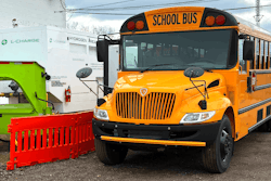 Pontiac, Michigan's new fleet of battery-electric school buses uses L-Charge's off-grid EV charging to operate without waiting for utility upgrades.