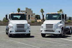 The Tern RC8 (left) and the new RC8 6x2 80k (right) are shown parked side by side in a parking lot.