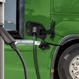 Green Electric Truck Charging Getty Images 2155987841