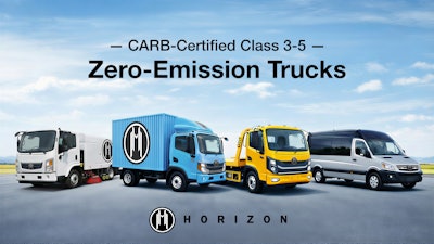 Horizon Motor's battery-electric, zero-emission lineup.