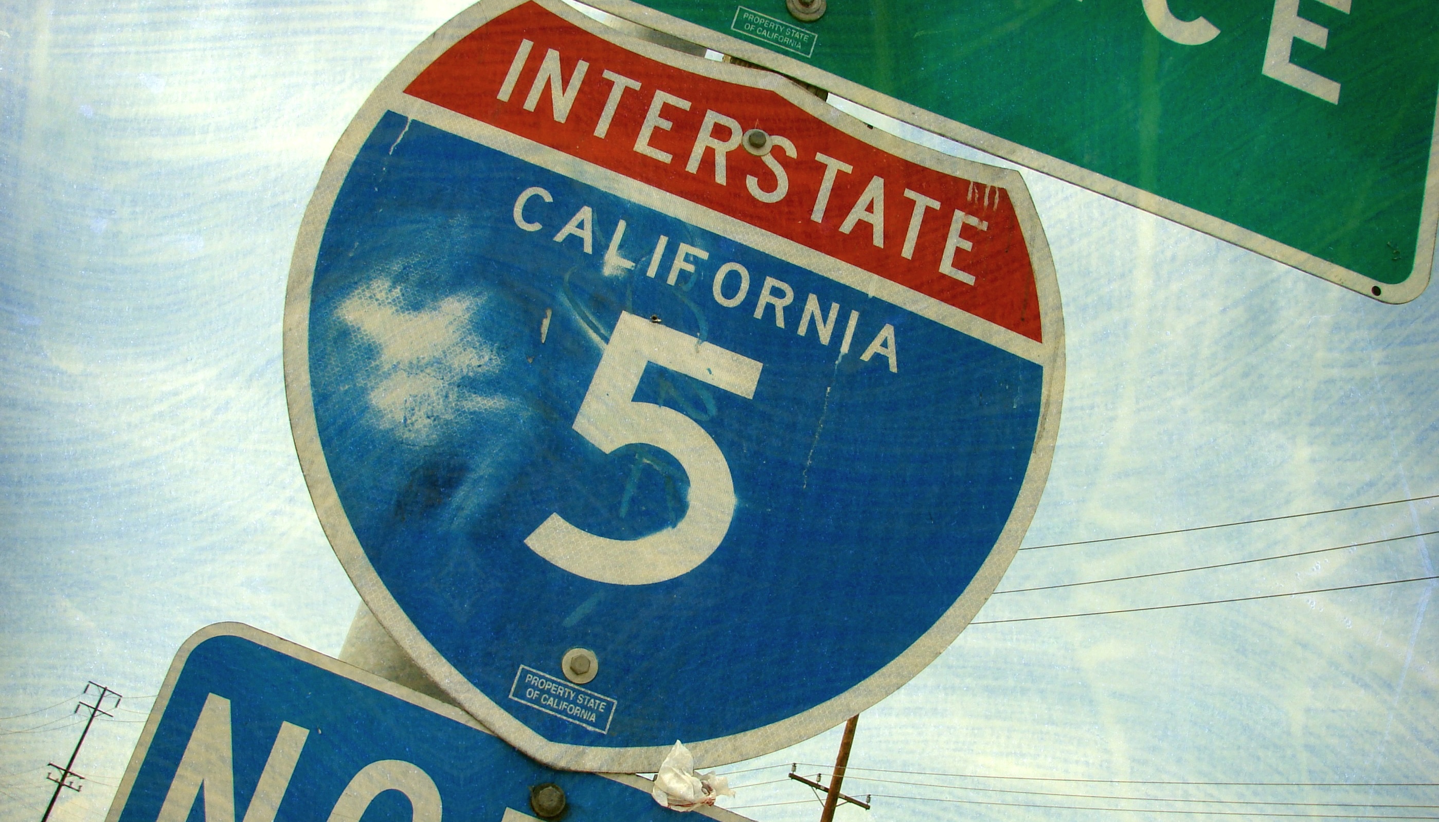 California Highway Roadsign