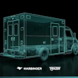A 3D rendering of Harbinger's plug-in hybrid chassis equipped with Frazer's healthcare systems.