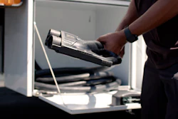 Xos' new vehicle-to-grid (V2G) charger for commercial EV fleets, starting with an electric school bus platform in April 2026.