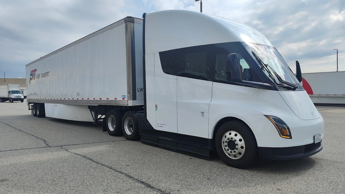Paper Transport Tesla Semi deal reduces fleet emissions